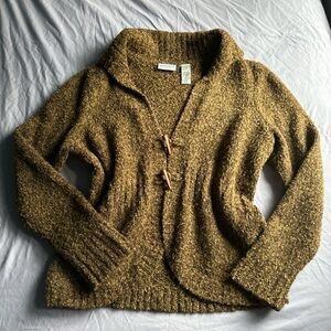 Villager, A Liz Claiborne Company, Brown Sweater Jacket